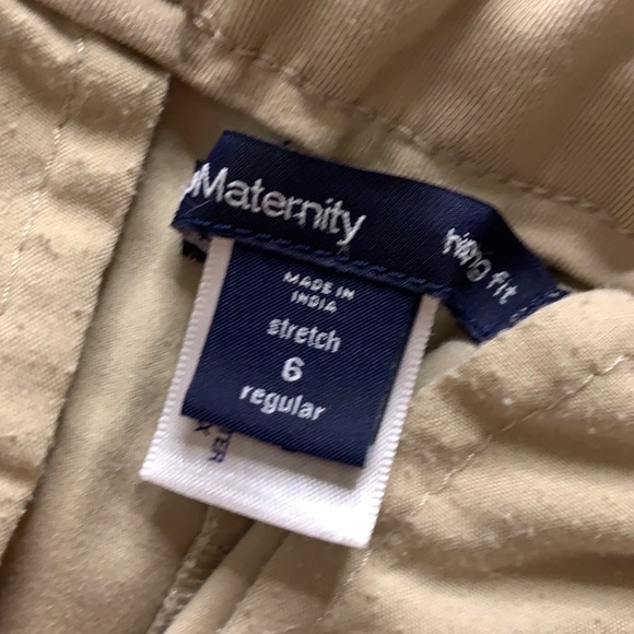 GAP maternity hip snug fit khaki pants Casual 6 regular women’s casual - Picture 4 of 4
